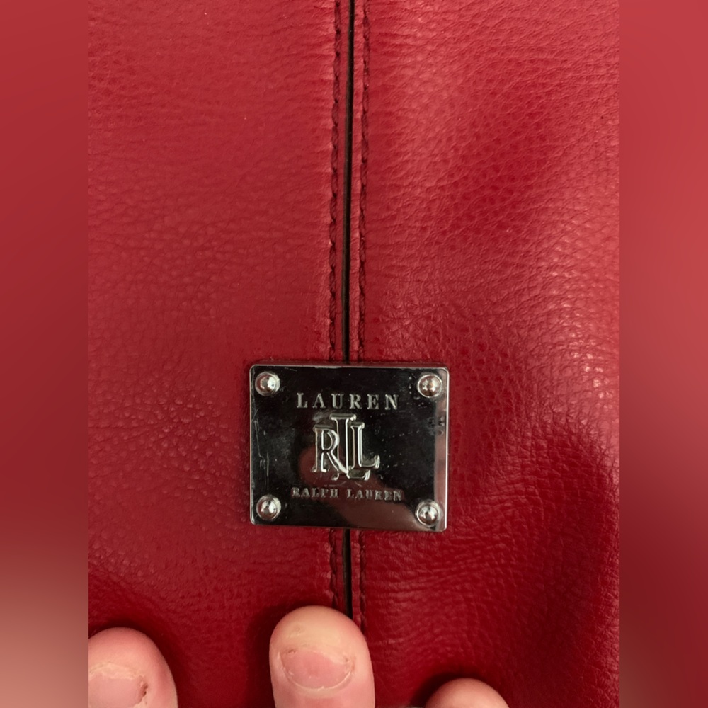 Genuine leather Ralph Lauren Tote / shoulder